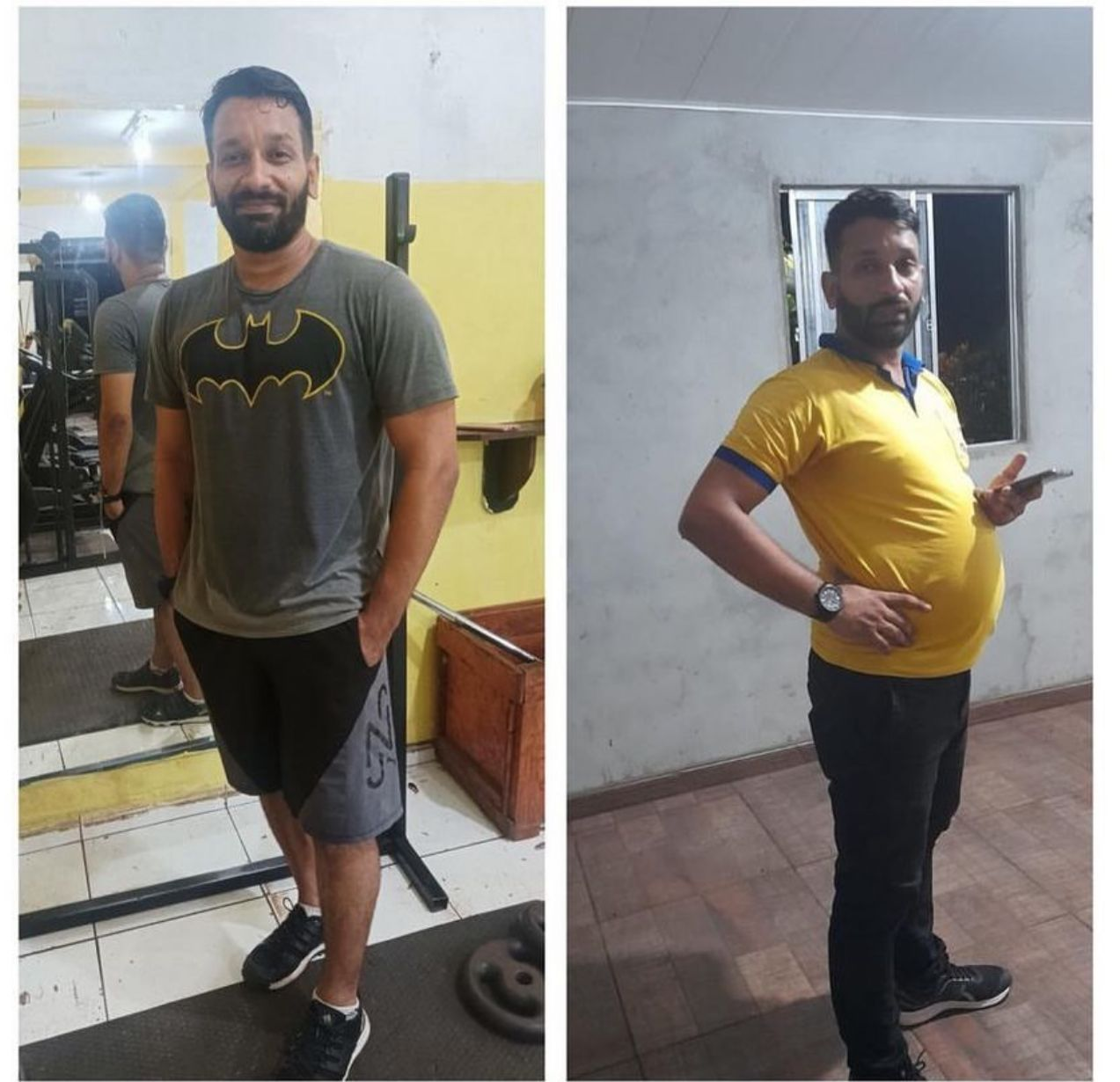 Evolução Antes e Depois